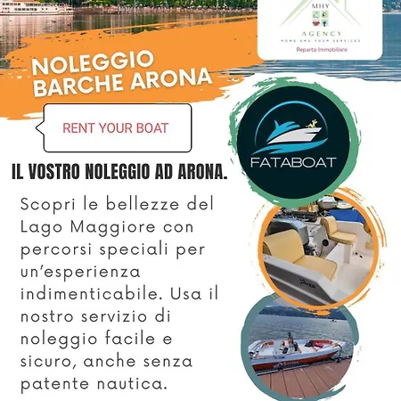 La Stella Del Lago Luxe Arona Exterior foto